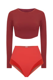 Moon Culotte / Coral & Starfish Orange