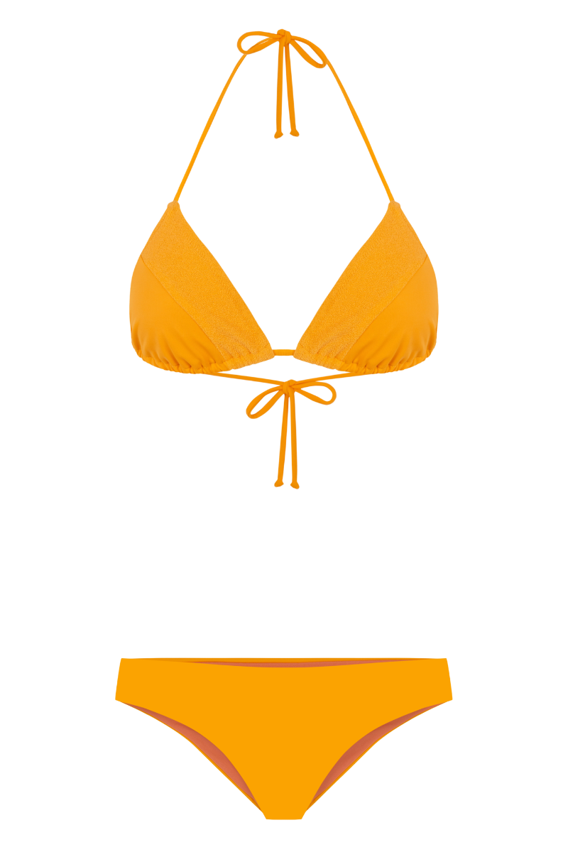 Yellow Coral Triangle Top / Yellow