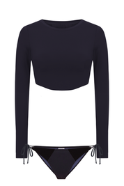 Caviar Triangle Bottom / Midnight Black