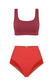Moon Culotte / Coral & Starfish Orange