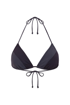 Eclipse Triangle Top/ Petra Grey & Midnight Black