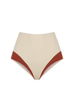 High-Waist Culotte MOON, Light Vanilla & Caramel | SURO