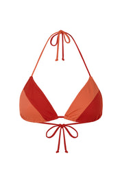 Lobster Triangle Top / Orange & Red