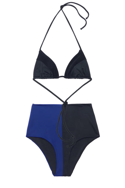 Domino Bikini Bottom / Racing Blue & Deep Blue